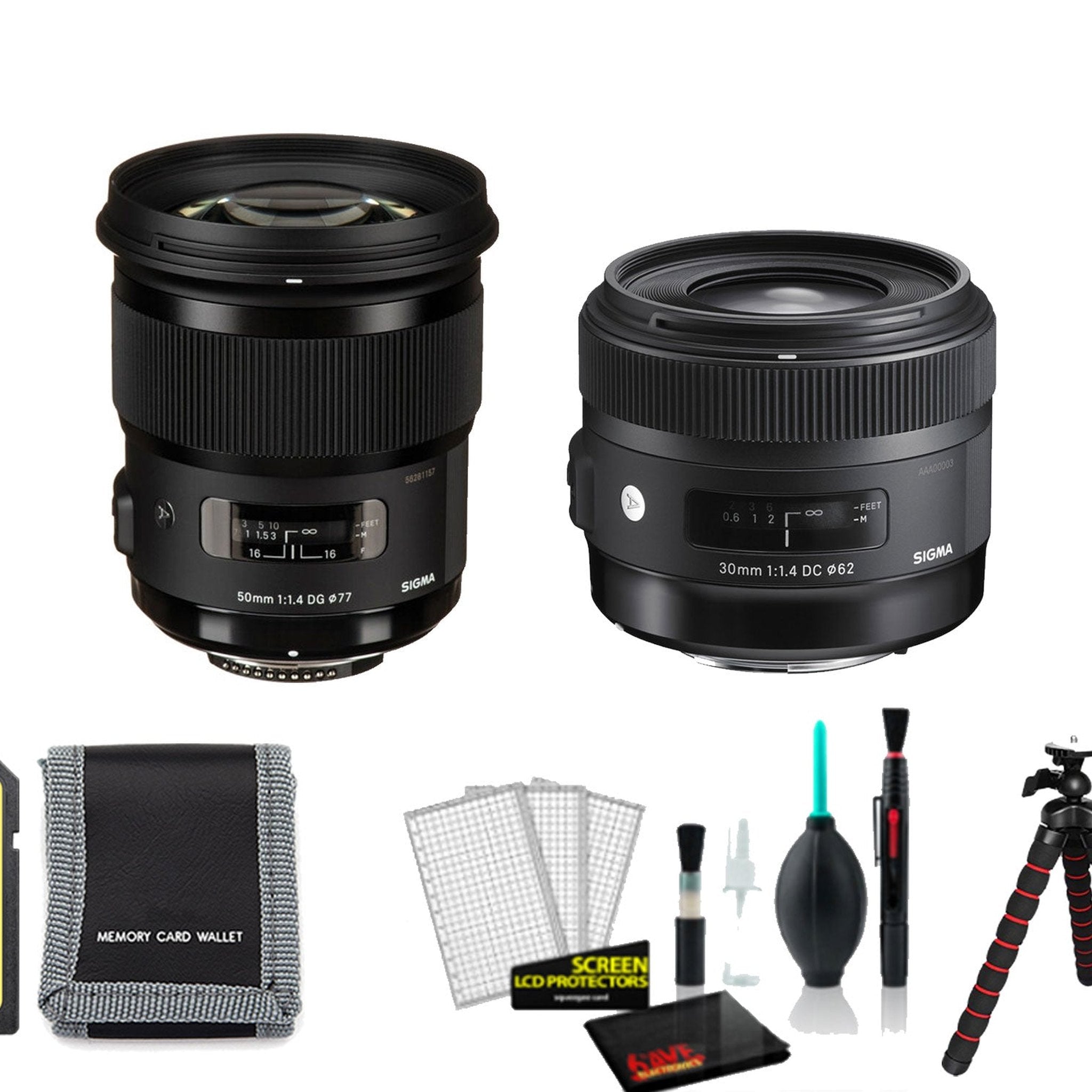 Sigma TWO Lens ART Bundle for Nikon Cameras International Model - SIGMA