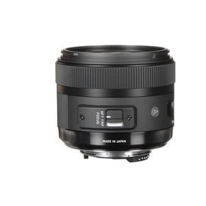 Sigma 30mm f/1.4 DC HSM Art Lens for Nikon F with 64GB Memory Card and UV Filter