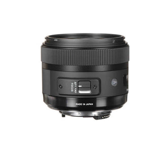 Sigma 30mm f/1.4 DC HSM Art Lens for Nikon F with 128GB Memory Card and Filter Kit
