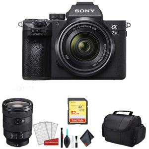 Sony Alpha a7 III Full Frame Mirrorless Digital Camera with 28-70mm Lens ILCE7M3K/B - Bundle Kit with Sony FE 24-105mm f - Used Sony