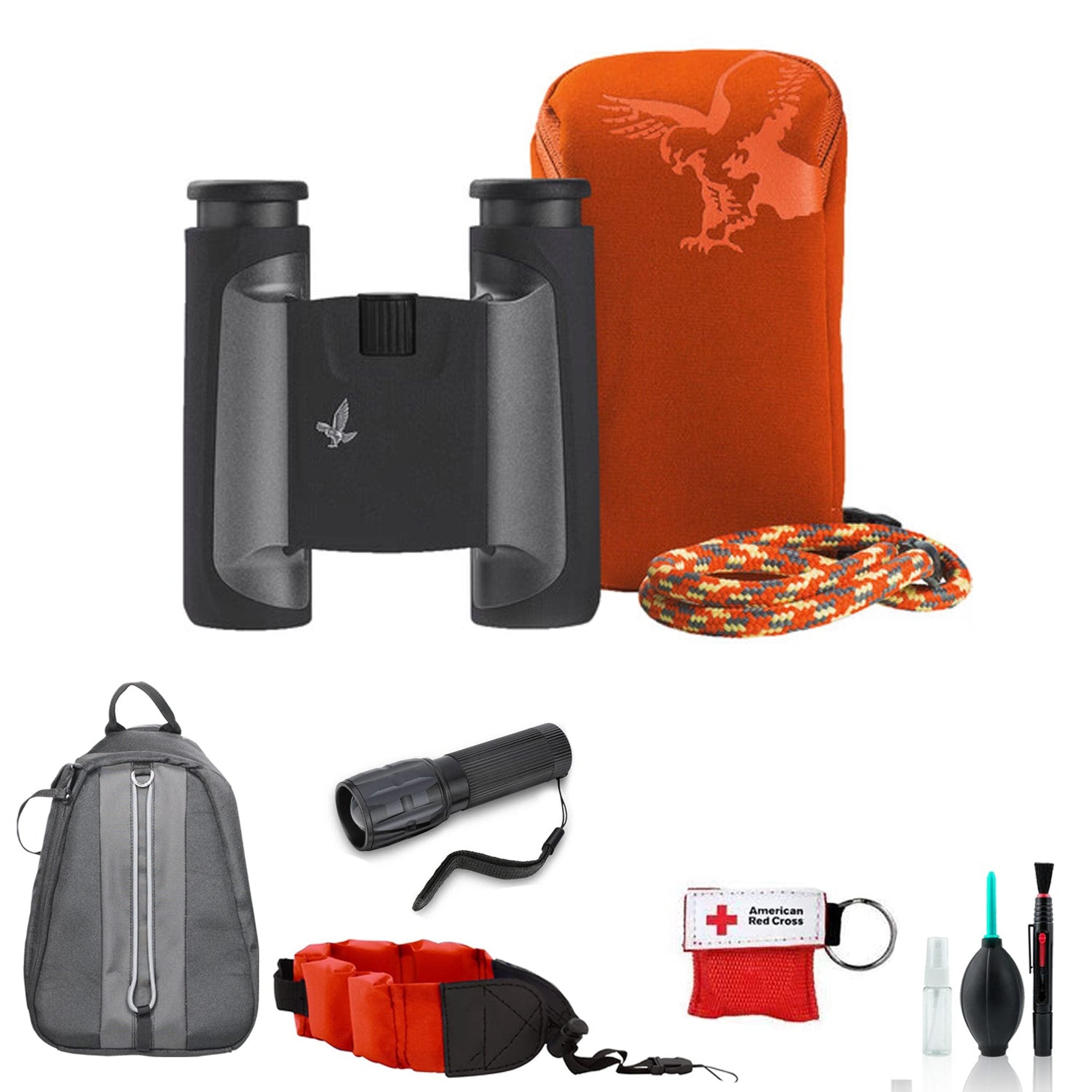 Swarovski 8x25 CL Pocket Binoculars 46153 - Kit with Backpack + More - Swarvoski
