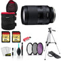 Tamron 28-200mm for Sony E f/2.8-5.6 Di III RXD Lens with 2x 64GB Memory Card + Tripod International Model Bundle