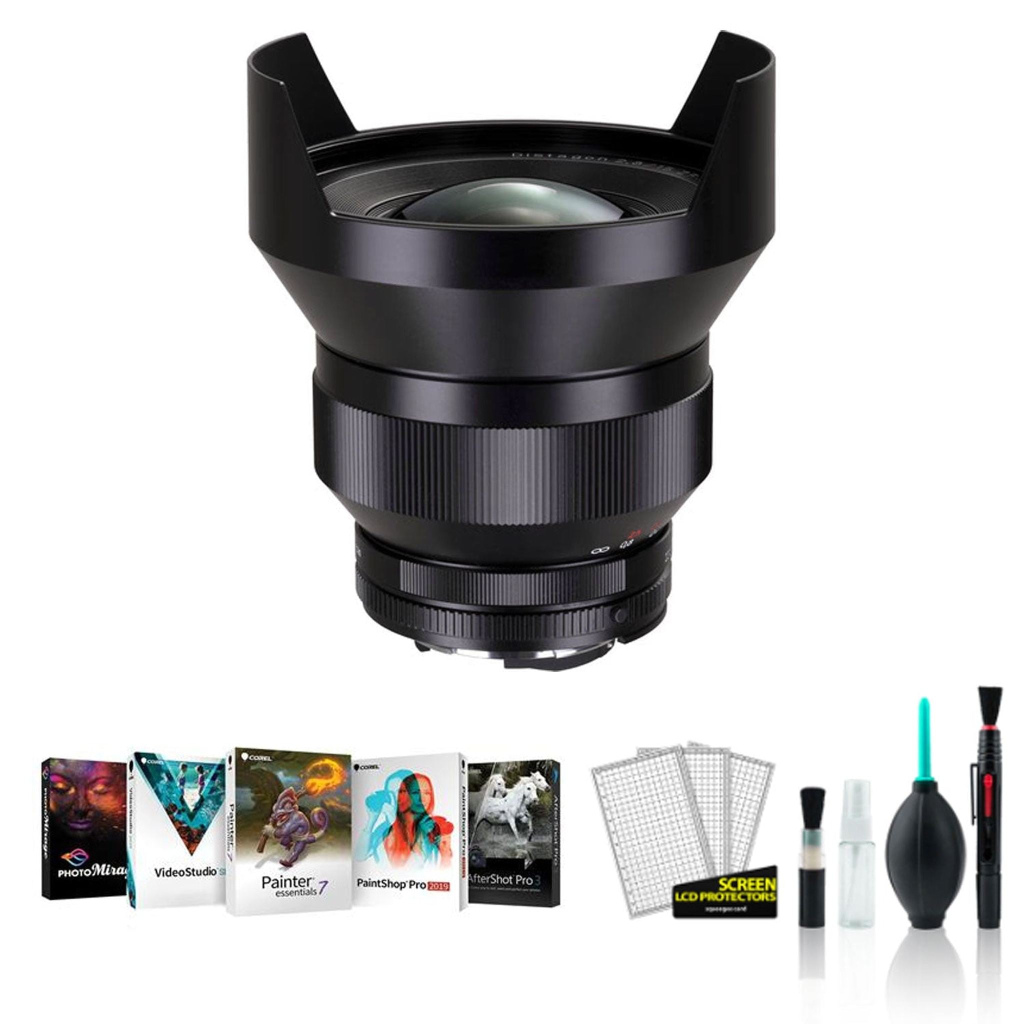 ZEISS Distagon T* 15mm f/2.8 ZF.2 Lens for Nikon F 1964-831 - with Corel Mac Software Bundle