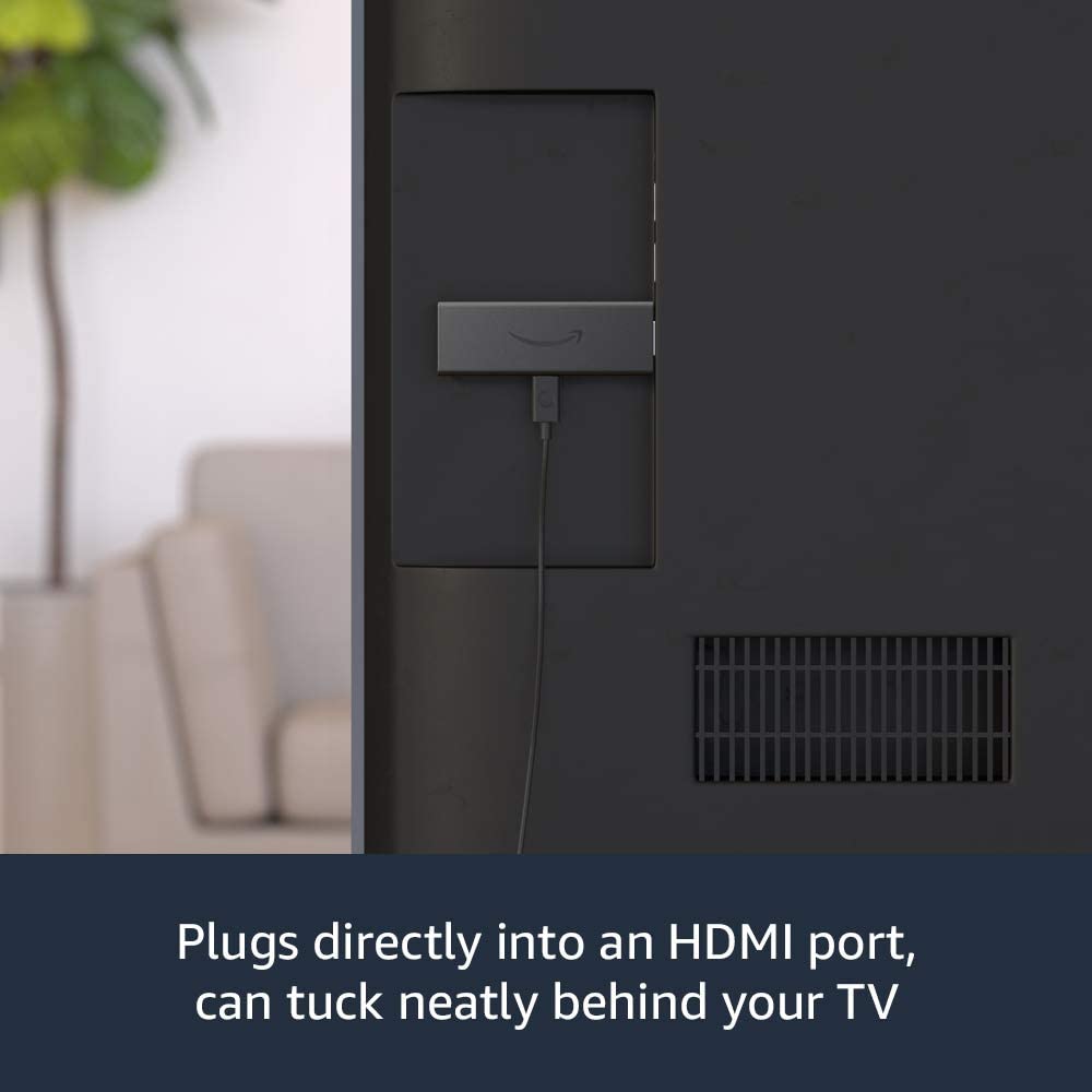 Amazon Fire TV Stick (2021) + Smart Plug + Cat5 Cable + Batteries Bundle
