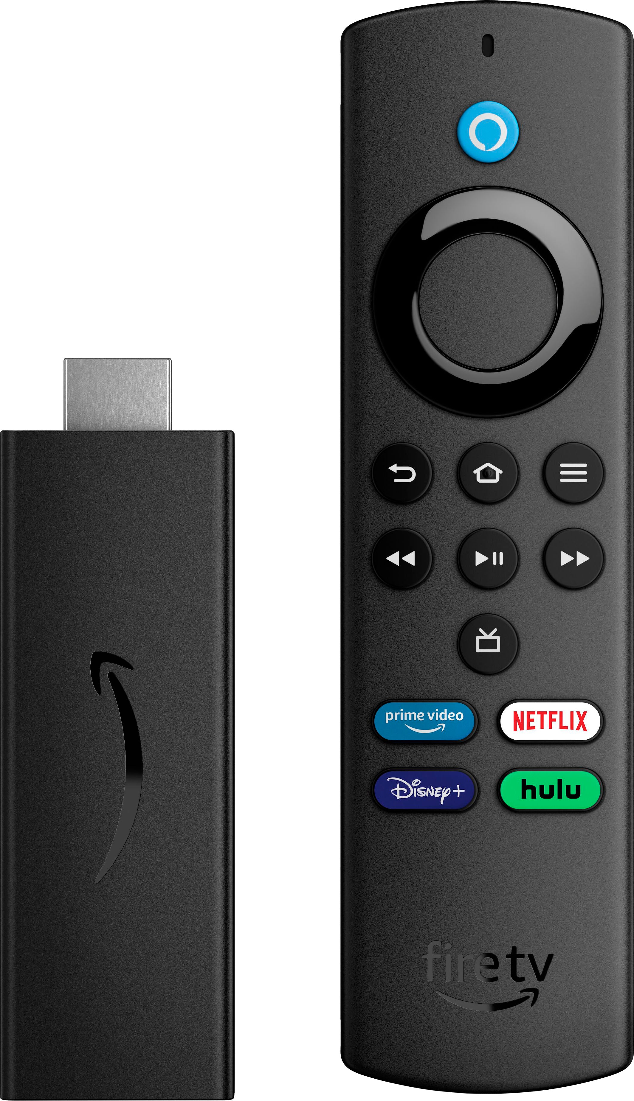 (2) Amazon Fire TV Stick Lite (2021) + Smart Plug + Cat5 Cable + Batteries Bundle