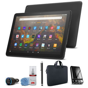 Amazon Fire HD 10 32GB 10.1" Tablet 2021 - Bundle with Travel Accessories - Amazon