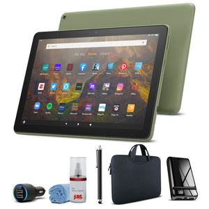 Amazon Fire HD 10 32GB 10.1" Tablet 2021 - Bundle with Travel Accessories - Amazon