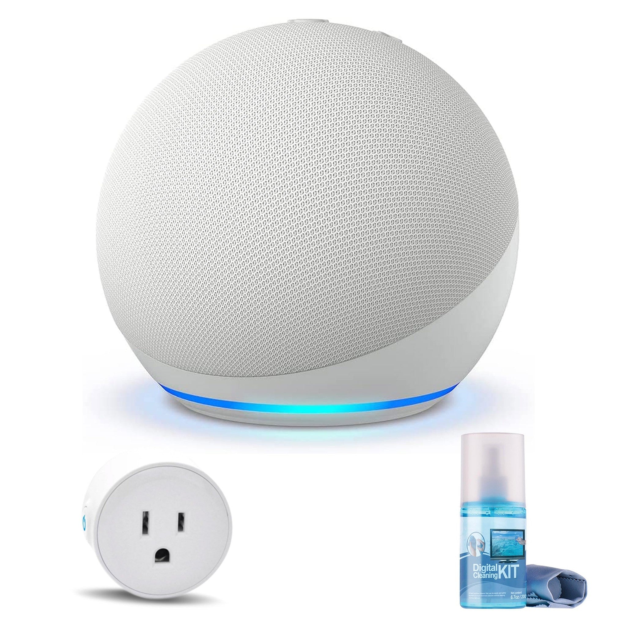 Amazon Echo Dot 5th Gen, 2022 Release Glacier White with accessories 6Ave