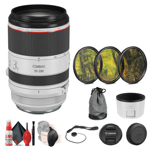 Canon RF 70-200mm f/2.8 L IS USM Lens + 3-Piece Filter Set + More Canon