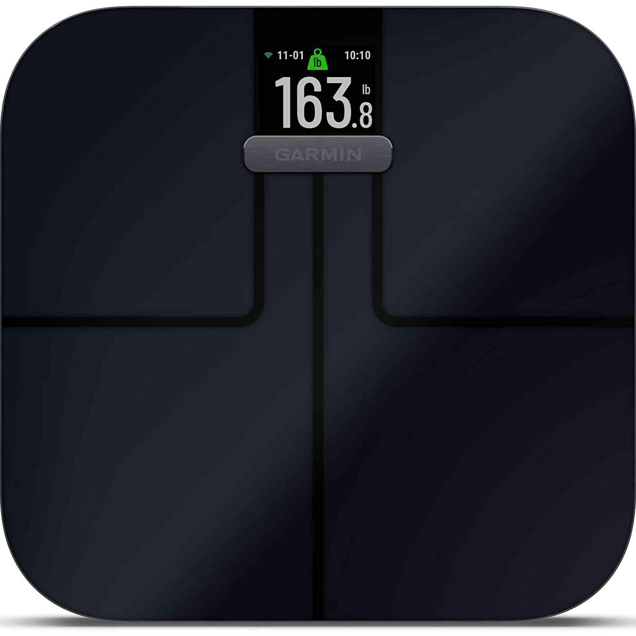 Garmin Index S2 Smart Scale with Wireless Connectivity-Black With Accessories Bundle