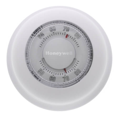 Honeywell T87K1007 Heat Only Thermostat, 1 Pack -White + LCD Cleaner