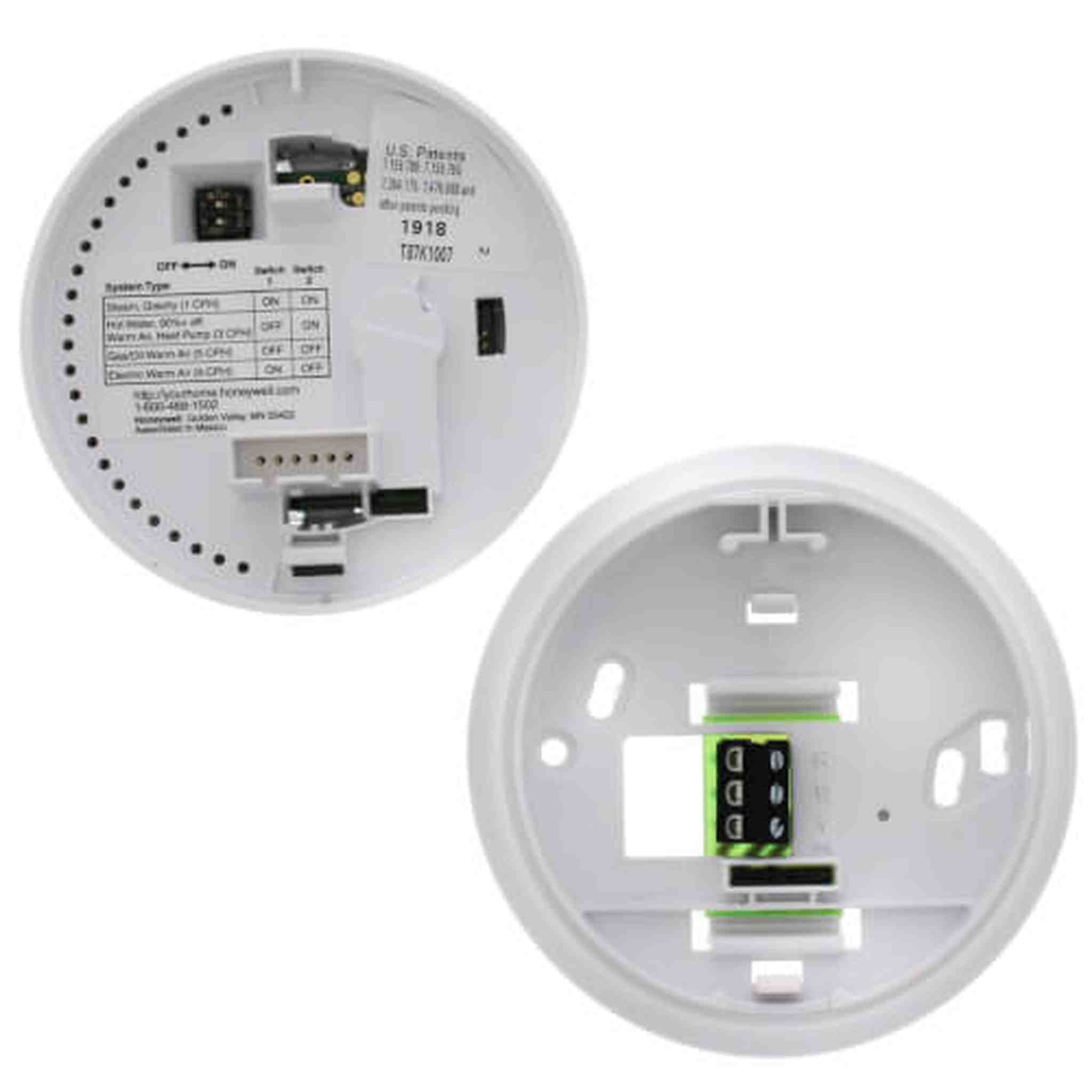 Honeywell T87K1007 Heat Only Thermostat, 1 Pack -White + LCD Cleaner