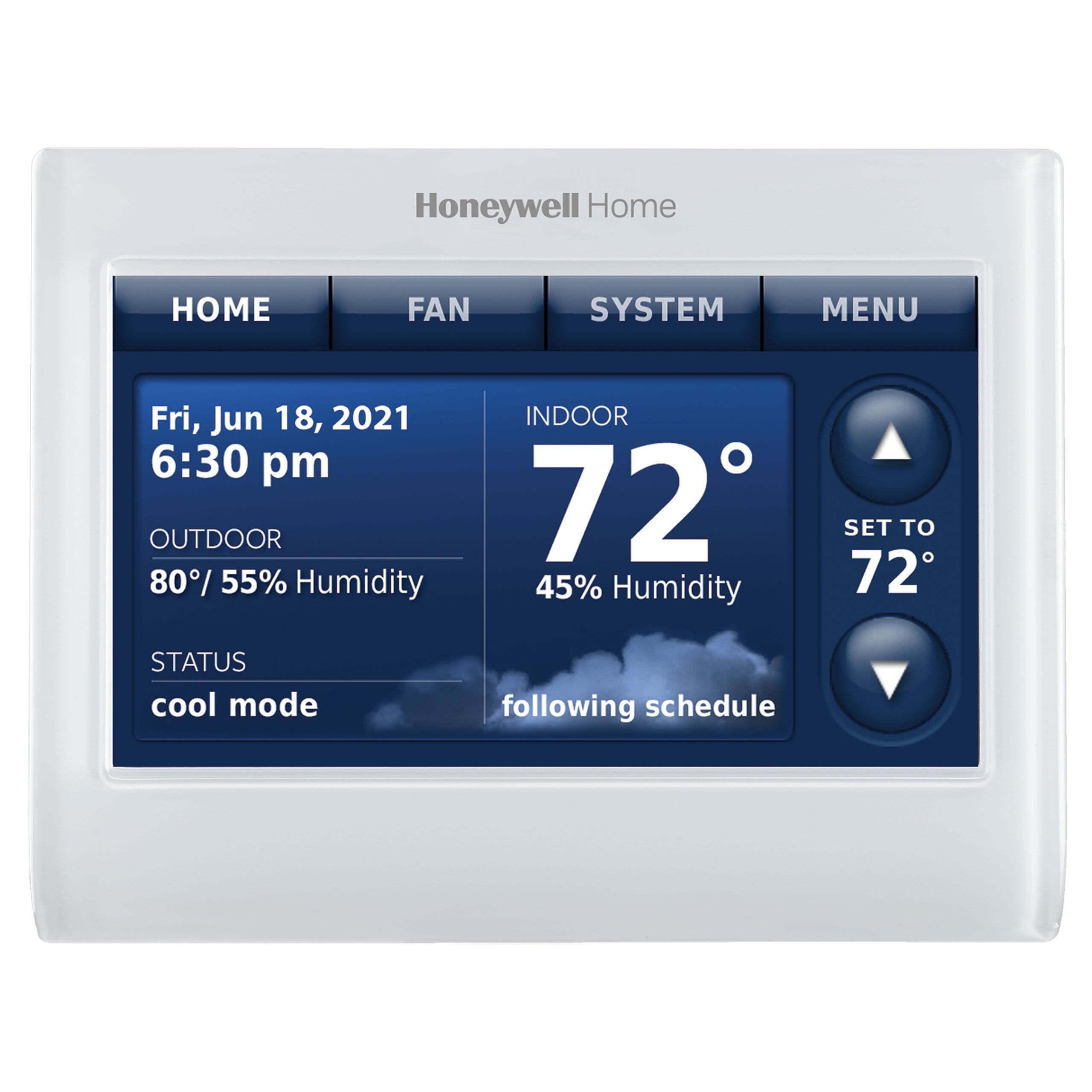 5-Pack Honeywell THX9421R5021WW Thermostat with Red LINK Technology -White