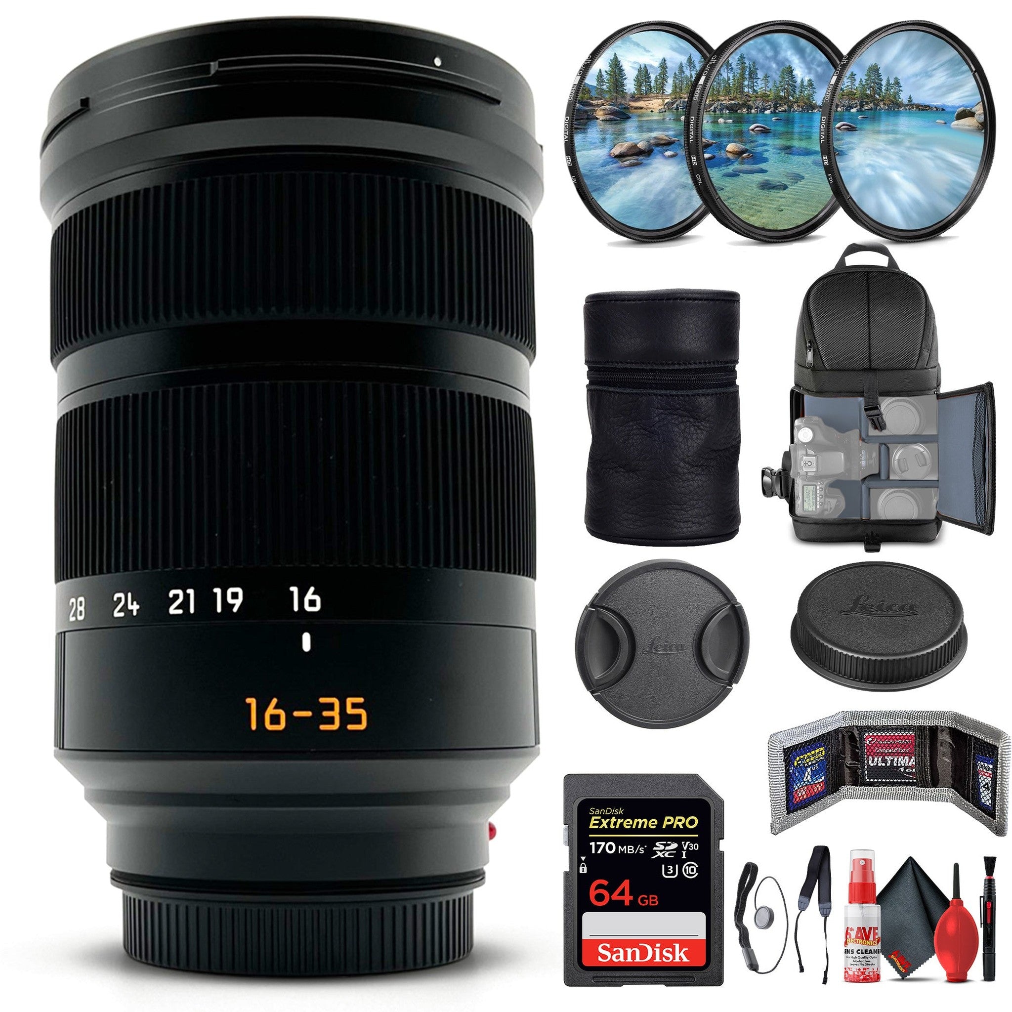 Leica Super-Vario-Elmar-SL 16-35mm f/3.5-4.5 ASPH + 6Ave Accessory Kit Leica