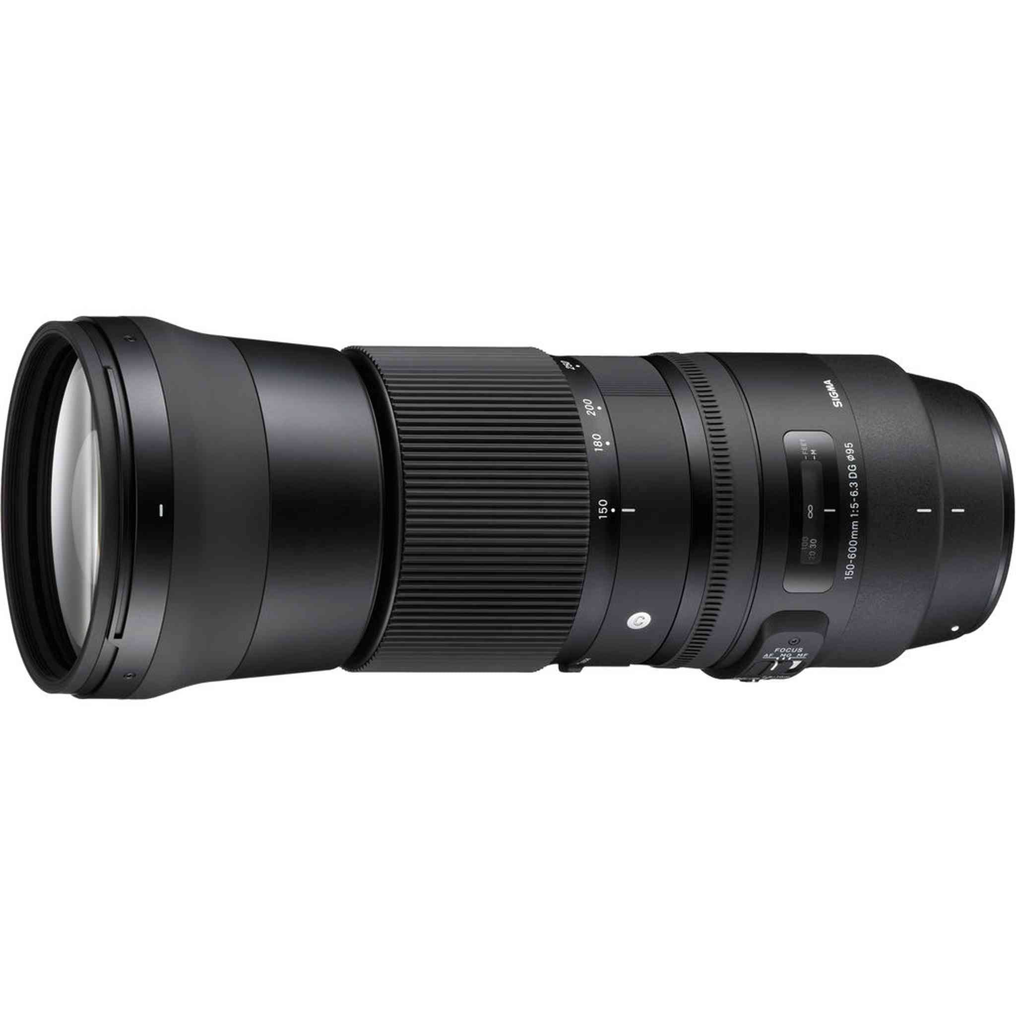 Sigma 150-600mm f/5-6.3 DG OS HSM Contemporary Lens for Nikon F + Accessories
