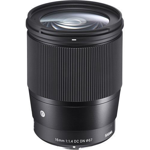 Sigma 16mm f/1.4 DC DN Contemporary Lens for Micro Four Thirds + Accessories