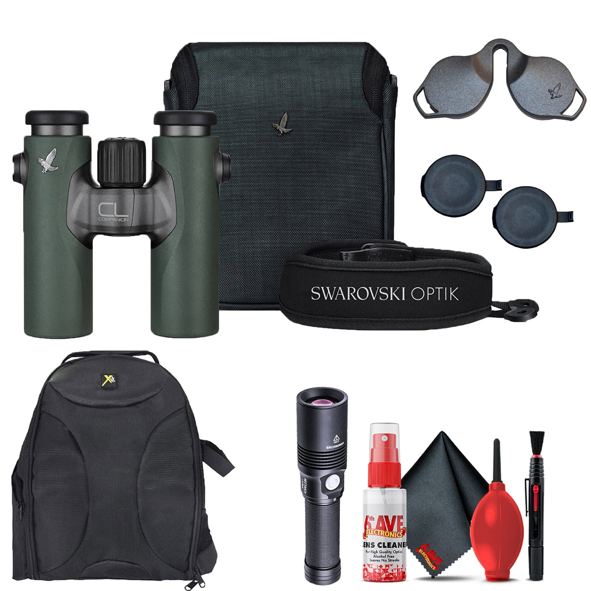 Swarovski CL Companion 8x30 Binocular Green & Wild Nature Accessory Kit Swarovski