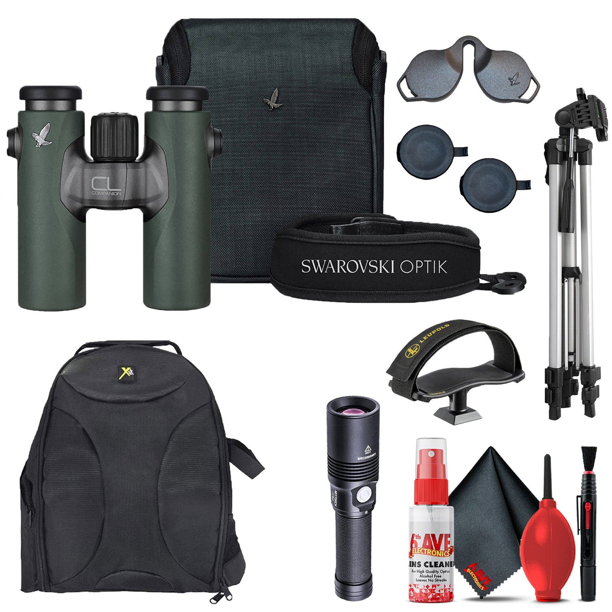 Swarovski CL Companion 8x30 Binocular Green & Wild Nature Accessory Bundle Swarovski