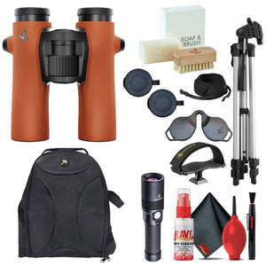 Swarovski 8x32 NL Pure Binoculars Burnt Orange with Pro Accessory Kit Swarovski