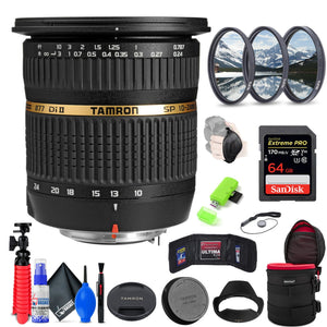 Tamron SP AF 10-24mm f / 3.5-4.5 DI II Lens For Pentax+ Accessories INT Model