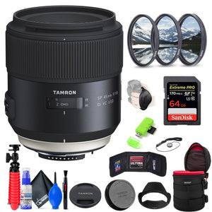 Tamron SP 45mm f/1.8 Di VC USD Lens for Nikon F + Accessories INTL Model