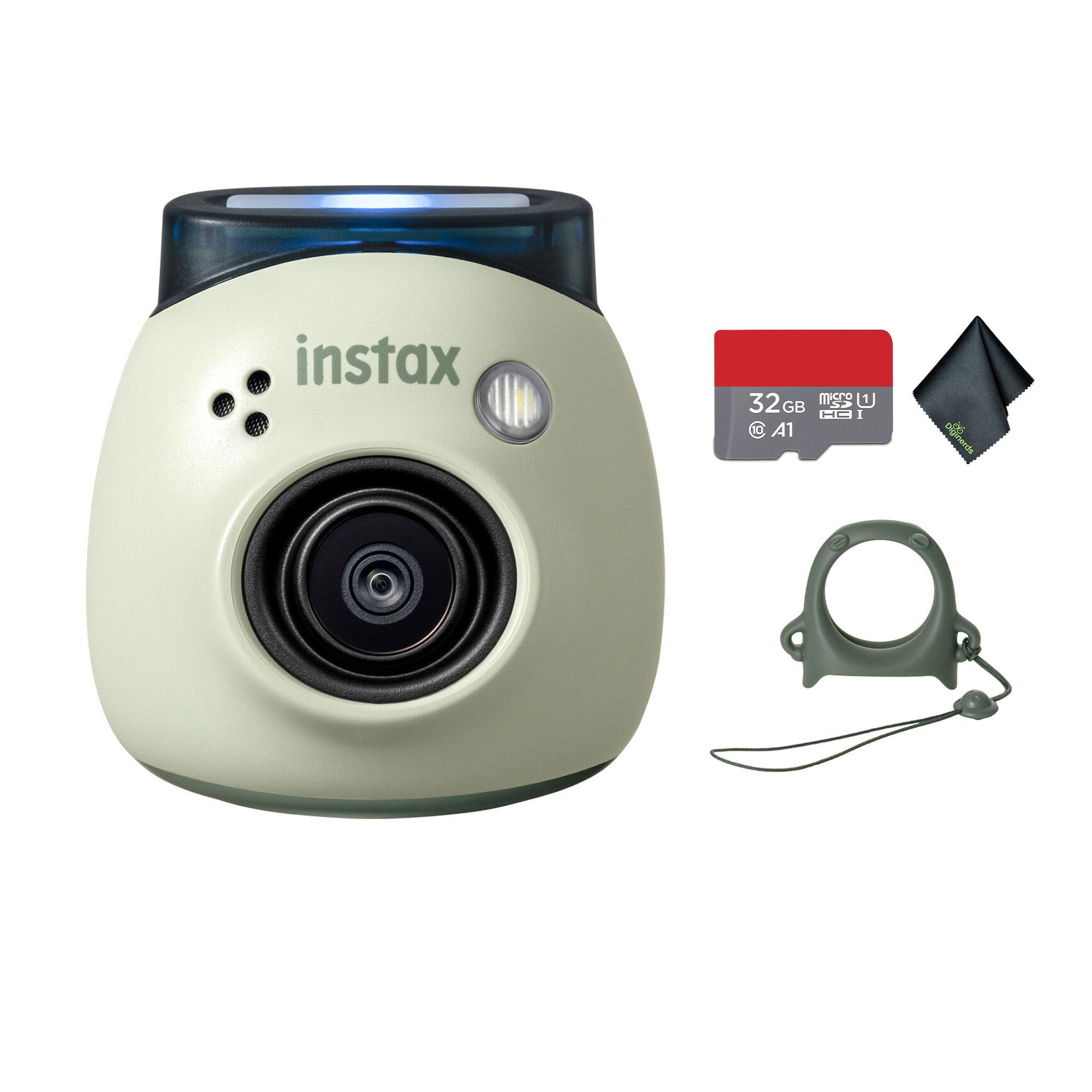 FUJIFILM INSTAX PAL Digital Camera Pistachio Green , MicroSDHC Memory Card