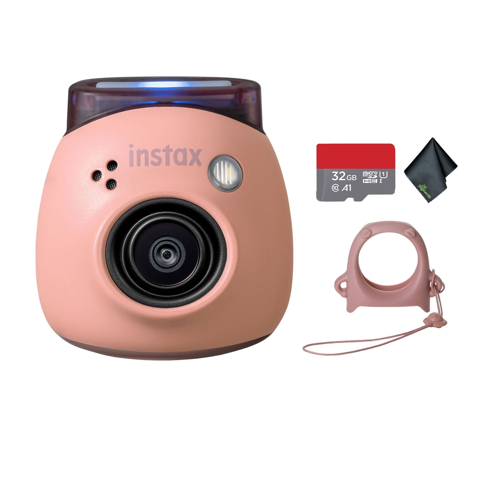 FUJIFILM INSTAX PAL Digital Camera Powder Pink , MicroSDHC Memory Card