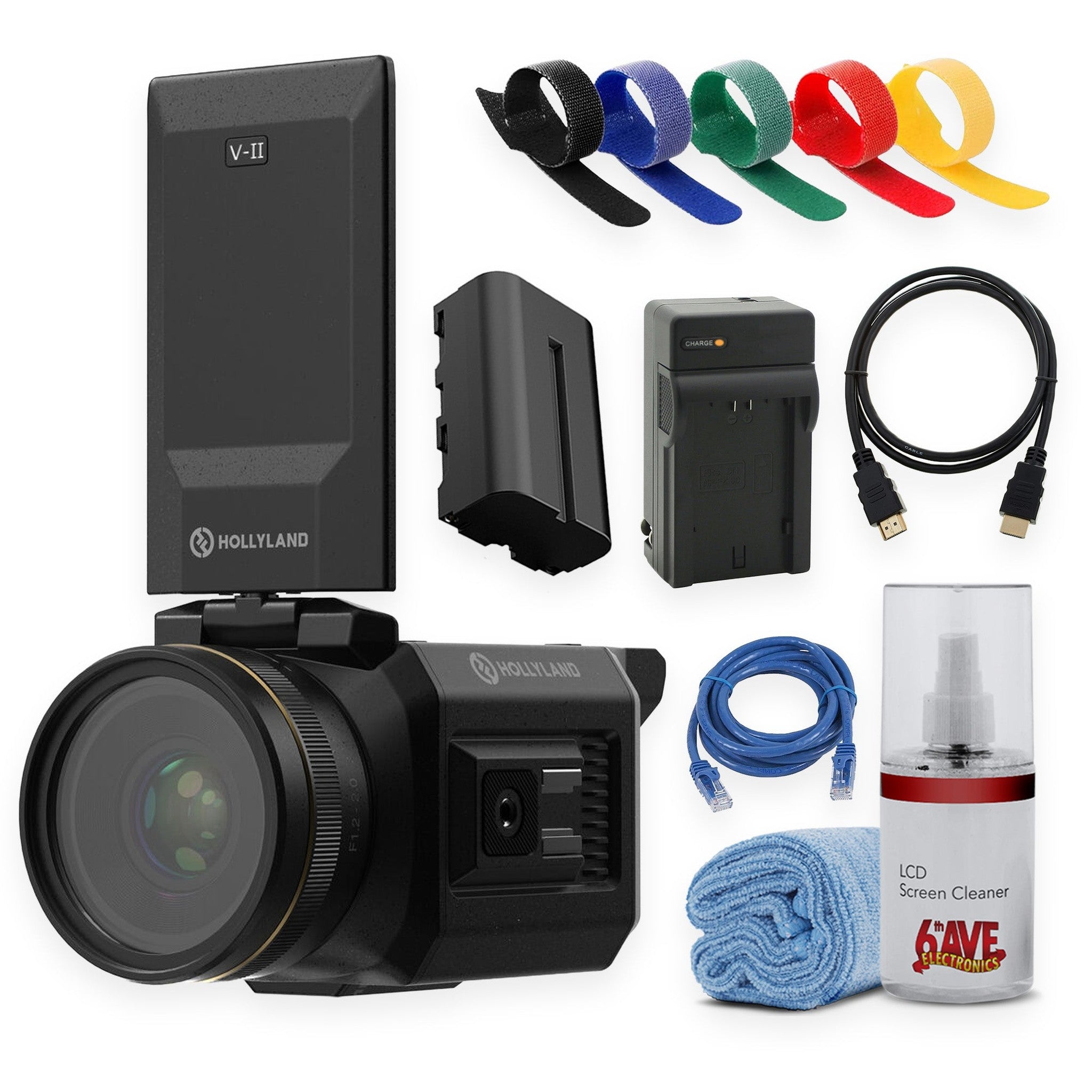 Hollyland VenusLiv Livestream Camera Bundle 32GB Memory card+ Battery + HDMI Cable