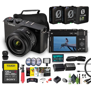 Panasonic Lumix S9Camera with 18-40mm f/4.5-6.3 Lens Black , 128GB Memory Card