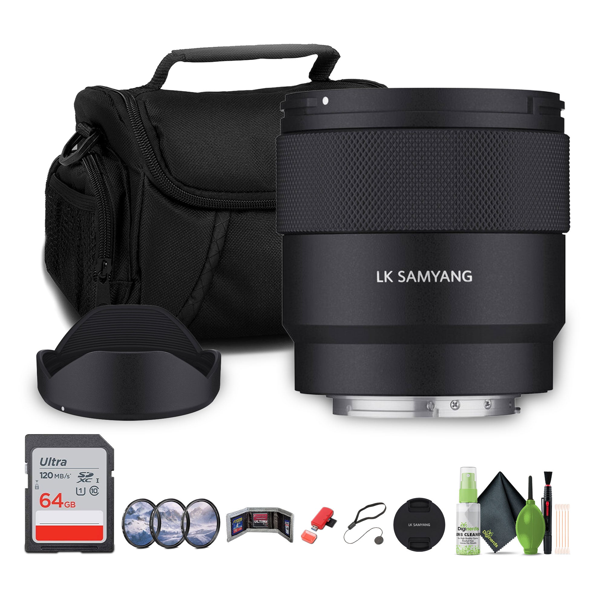 Samyang AF 16mm f/2.8 P FE Lens Sony E , 64GB ExtremePRO UHS-I SDXC Memory Card