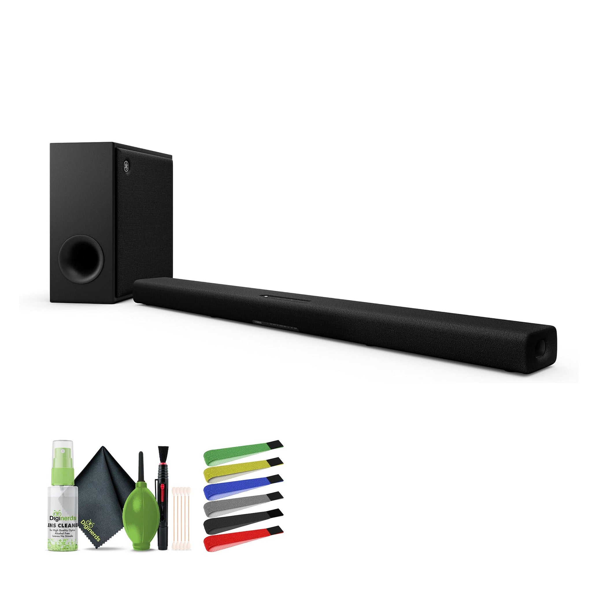 Yamaha True X Bar 50A 280W 2.1.2-Channel Dolby Atmos Sound Bar System Bundle