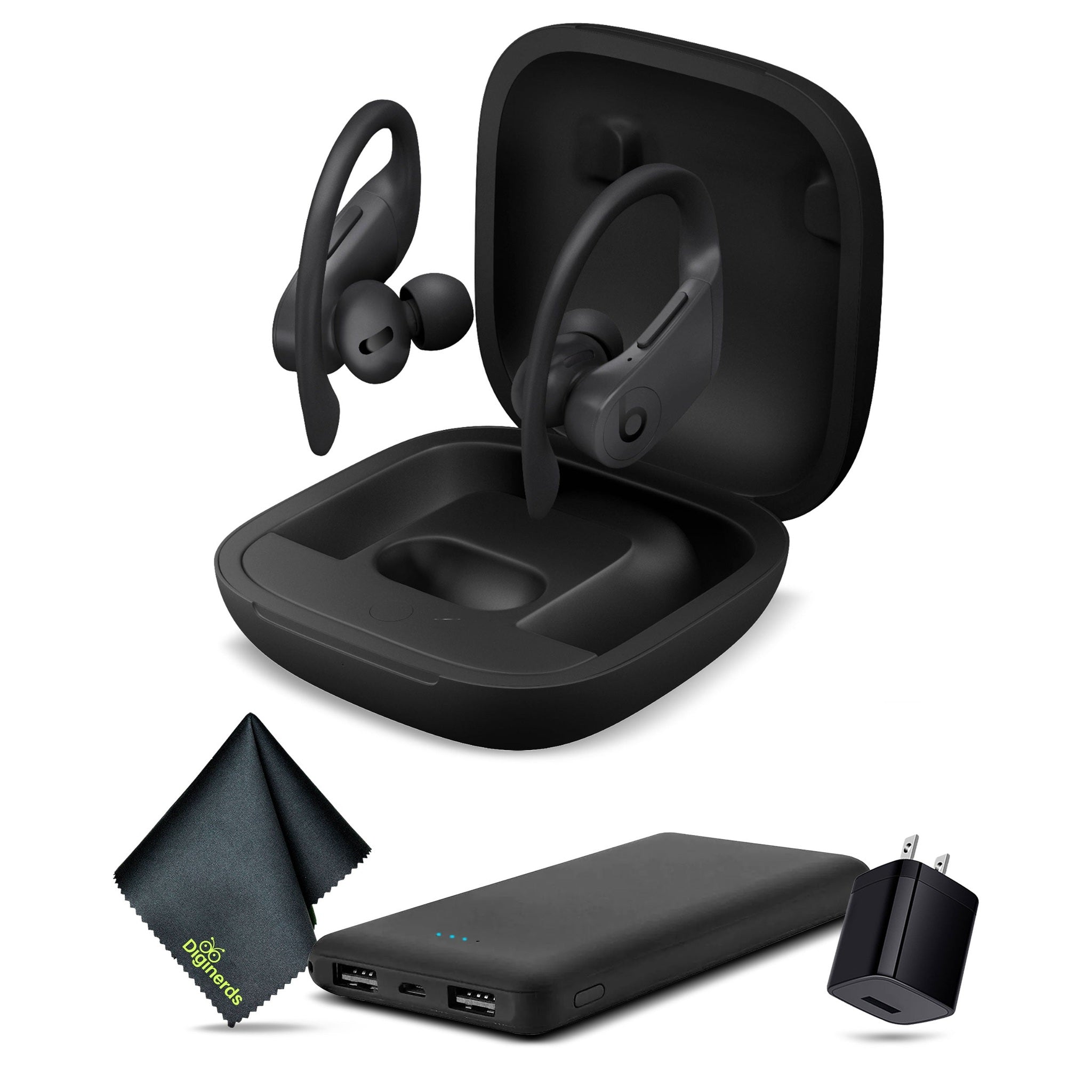 Powerbeats Pro In-Ear Wireless Headphones Black Bundle With Accessories Beats