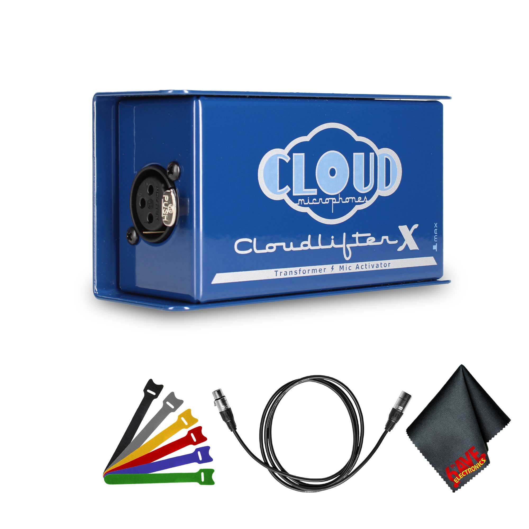 Cloud Microphones - Cloudlifter CL-X Transformer Mic Activator - Ultra-Clean Microphone Preamp Gain - USA Made