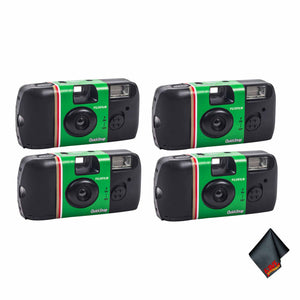 4xFUJIFILM QuickSnap Flash 400 Disposable Camera 27 Exposures , Bundle
