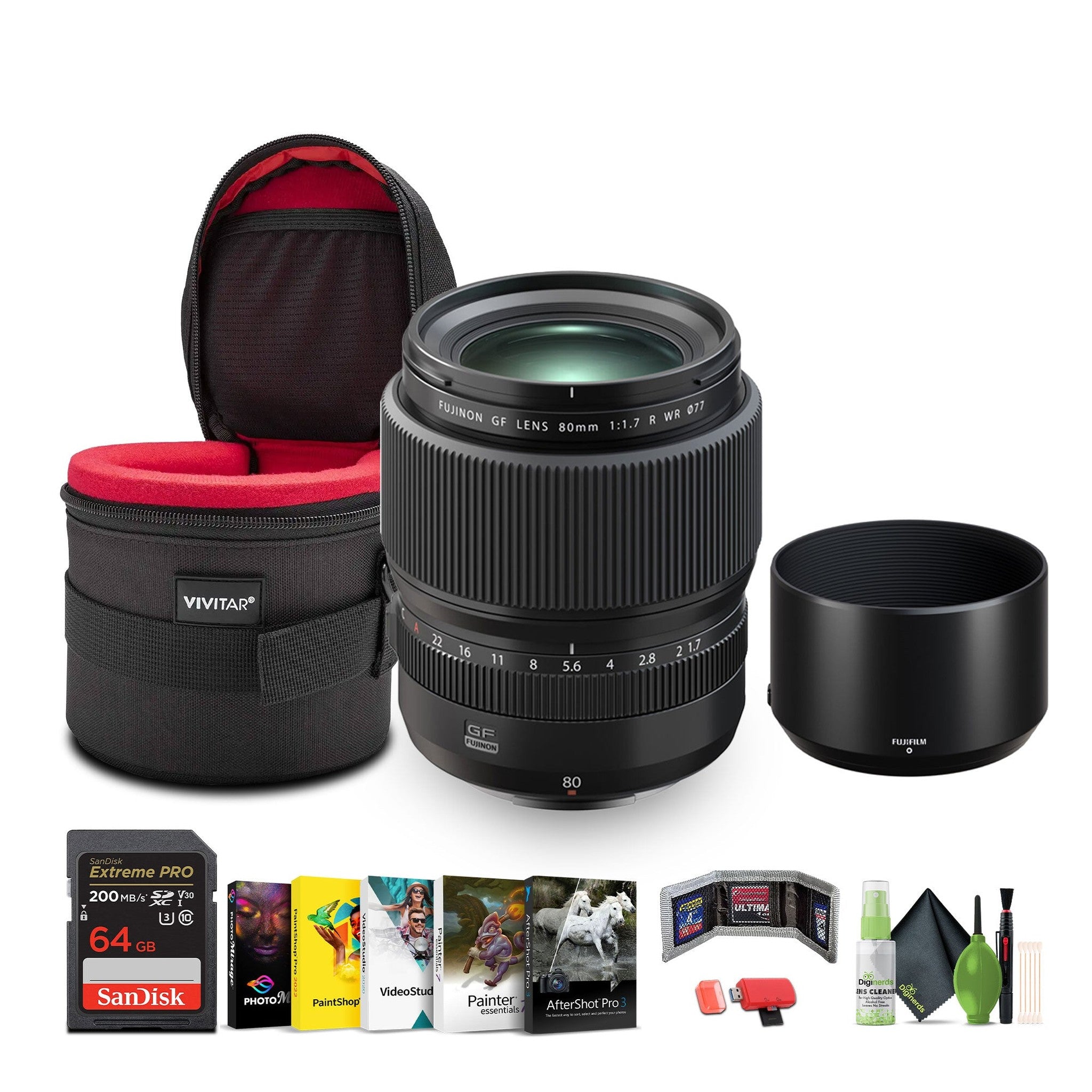 FUJIFILM GF 80mm f/1.7 R WR Lens FUJIFILM G Fujifilm