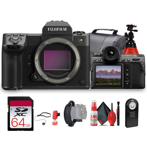 Fujifilm GFX100 II Mirrorless Medium Format Camera Body Bundle + Accessories