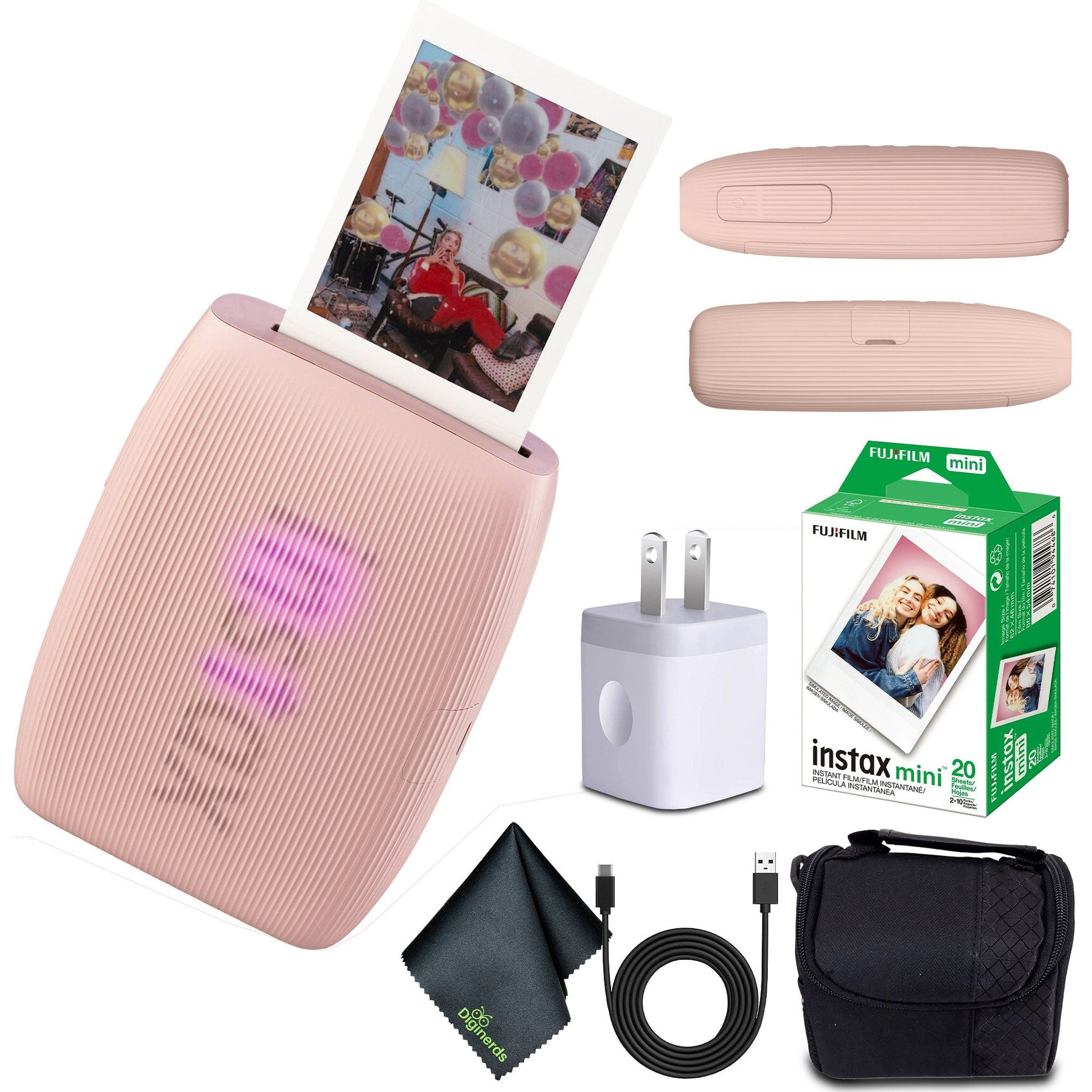 FUJIFILM INSTAX MINI LINK 3 Smartphone Printer Rose Pink + 20 Instant Film Fujifilm