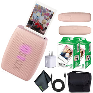 FUJIFILM INSTAX MINI LINK 3 Smartphone Printer Rose Pink + 40 Instant Film Fujifilm