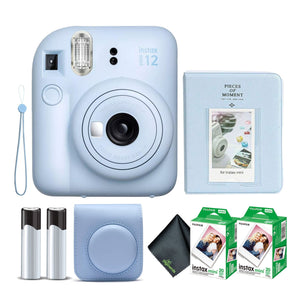 FUJIFILM INSTAX MINI 12 Instant Film Camera with Instant Film Pastel Blue Fujifilm