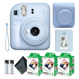 FUJIFILM INSTAX MINI 12 Instant Film Camera with Instant Film Pastel Blue Fujifilm