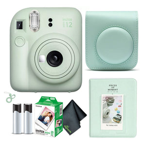 FUJIFILM INSTAX MINI 12 Instant Film Camera with Instant Film - Mint Green Fujifilm