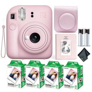 FUJIFILM INSTAX MINI 12 Instant Film Camera with Instant Film - Blossom Pink Fujifilm