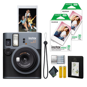 FujiFilm Instax Mini 41 Instant Film Camera + Instant-mini Film 40 Sheets