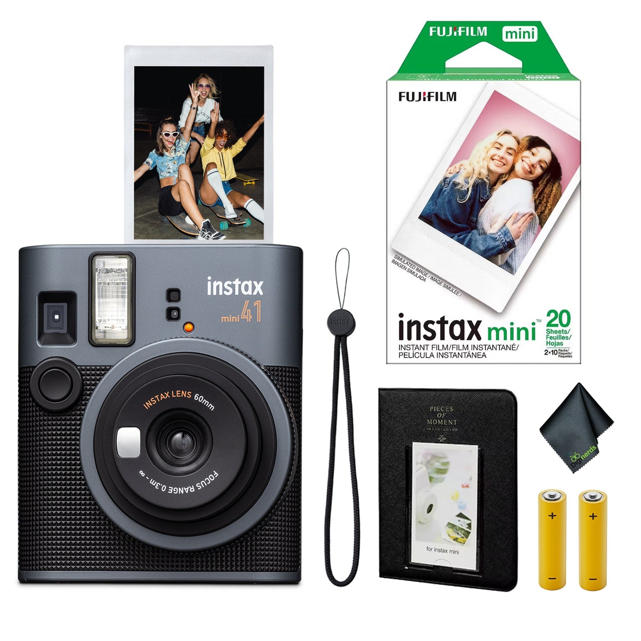 FujiFilm Instax Mini 41 Instant Film Camera + Instax mini Film 20 Sheets
