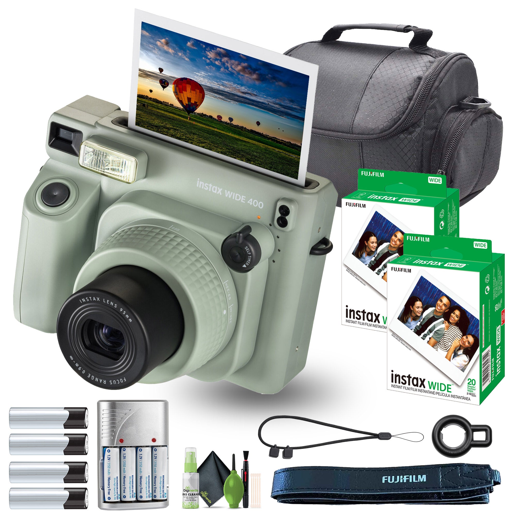 Fujifilm Instax Wide 400 Instant Film Camera With WIDE Instant Film 40 Sheets
