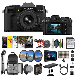 Fujifilm X-T50 Mirrorless Camera XF16-50mm + Rode Microphone + 7" HD Monitor