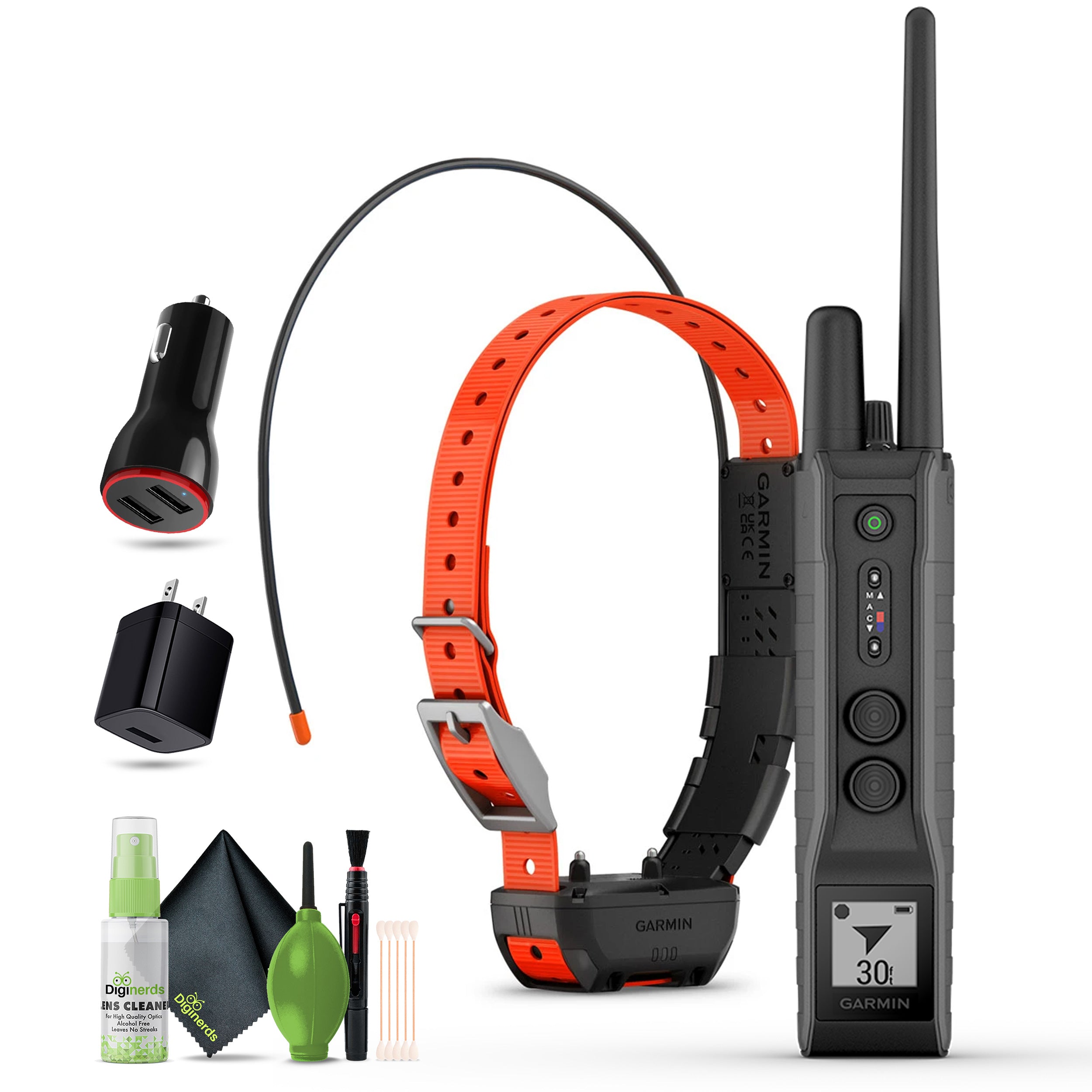 Garmin Pro 550 Plus, Handheld, USB Charging Adapter, Garmin Alpha TT25 Collar