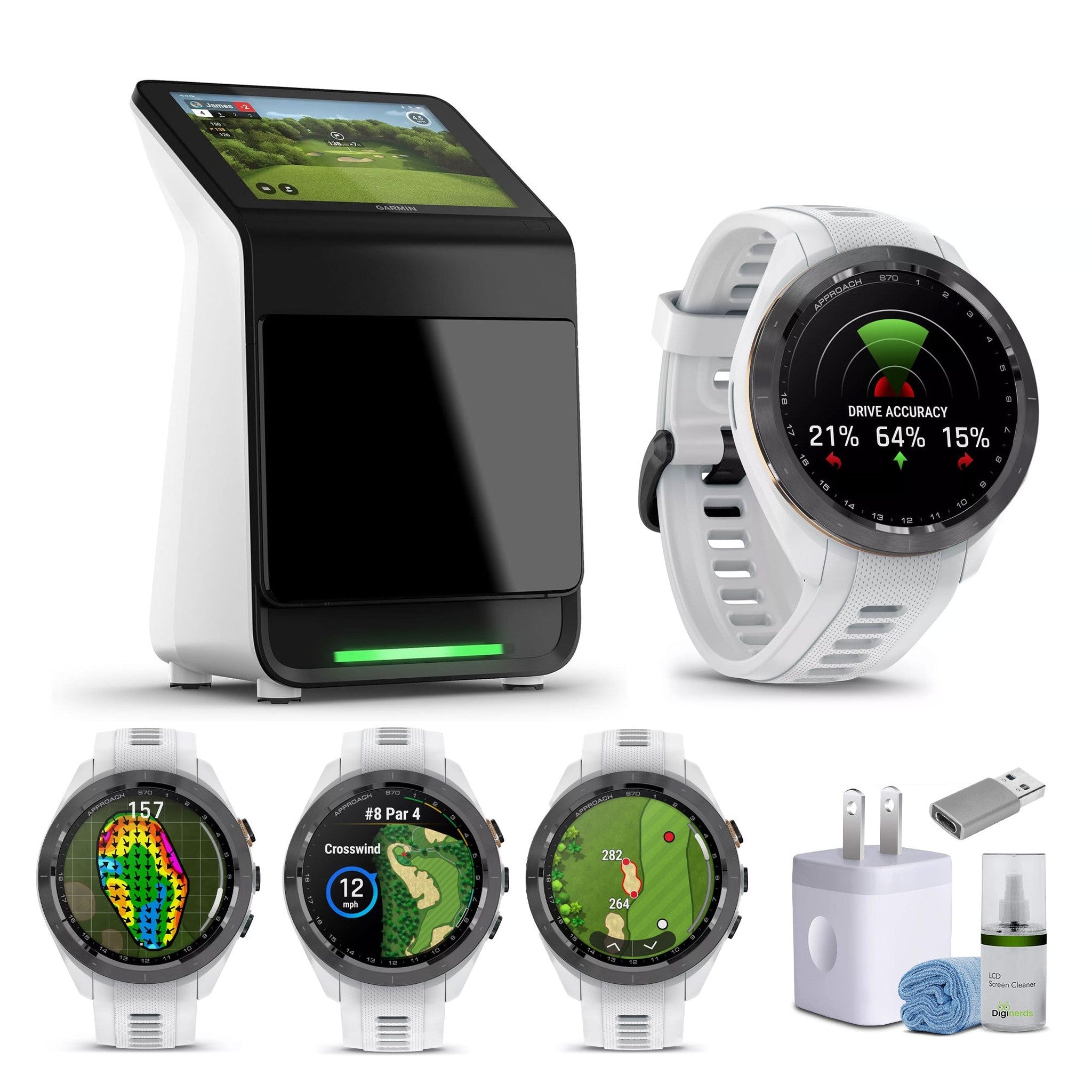 Garmin Approach R50 Premium Golf Launch Monitor and Simulator Bundle Garmin
