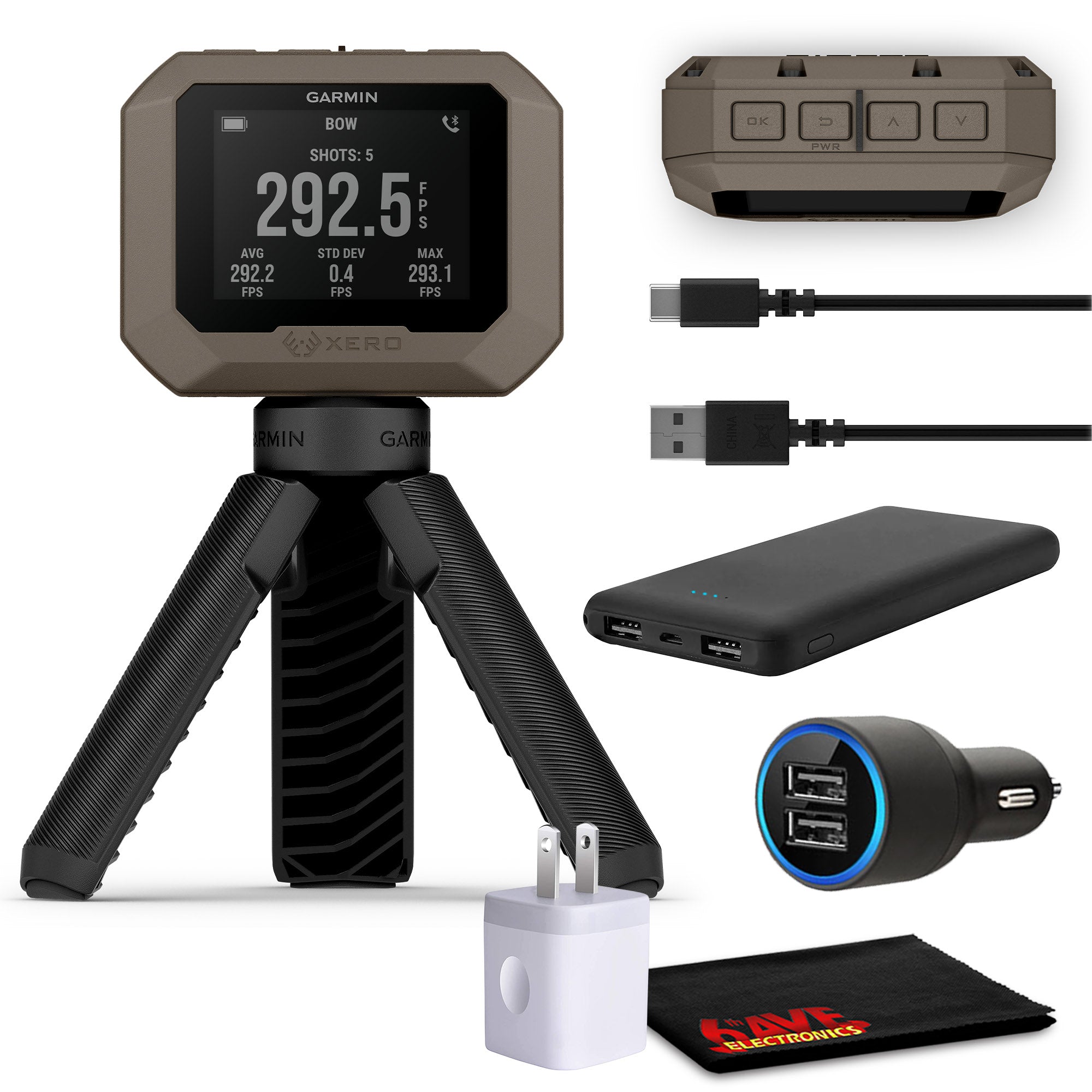 Garmin Xero C1 Pro Ballistic Precision Chronograph Bundle