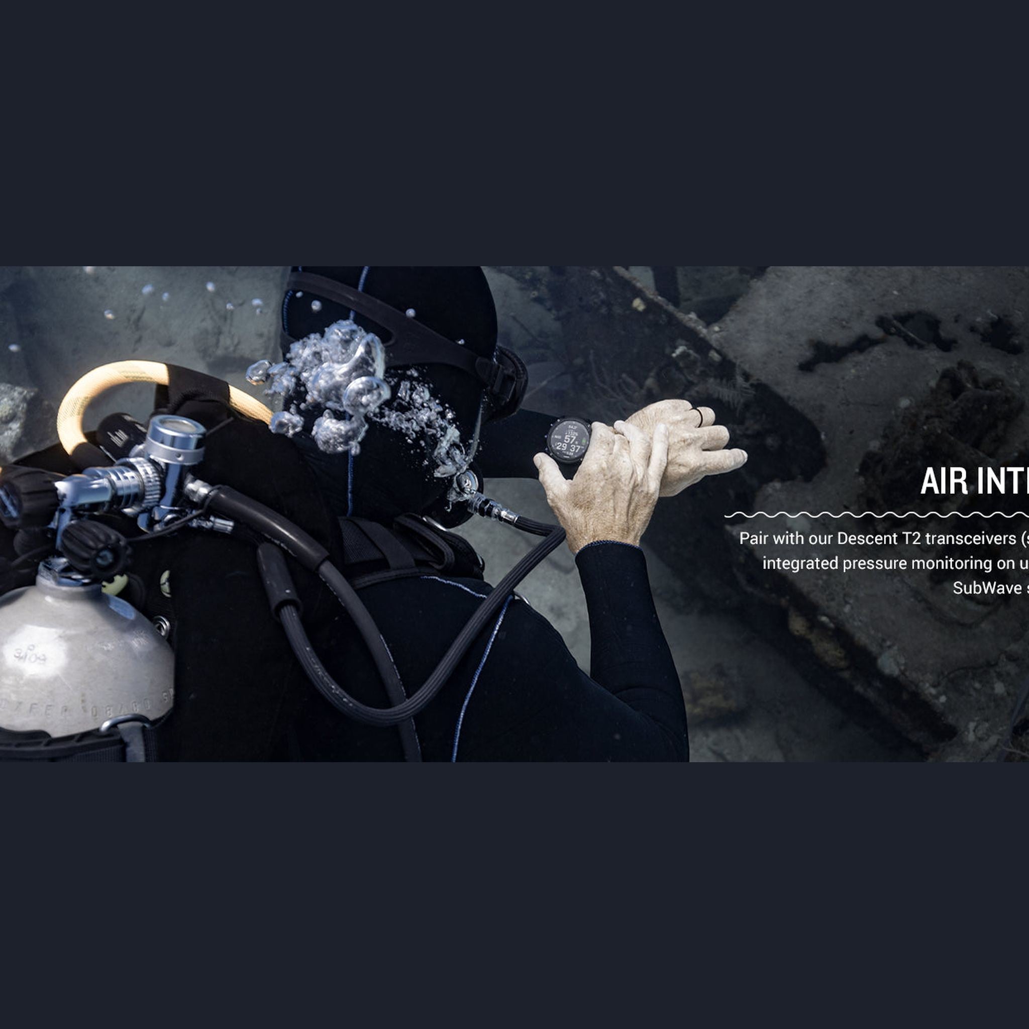 Garmin Descent Mk3i, Dive Computer and Multisport GPS Smartwatch, Black- Bundle